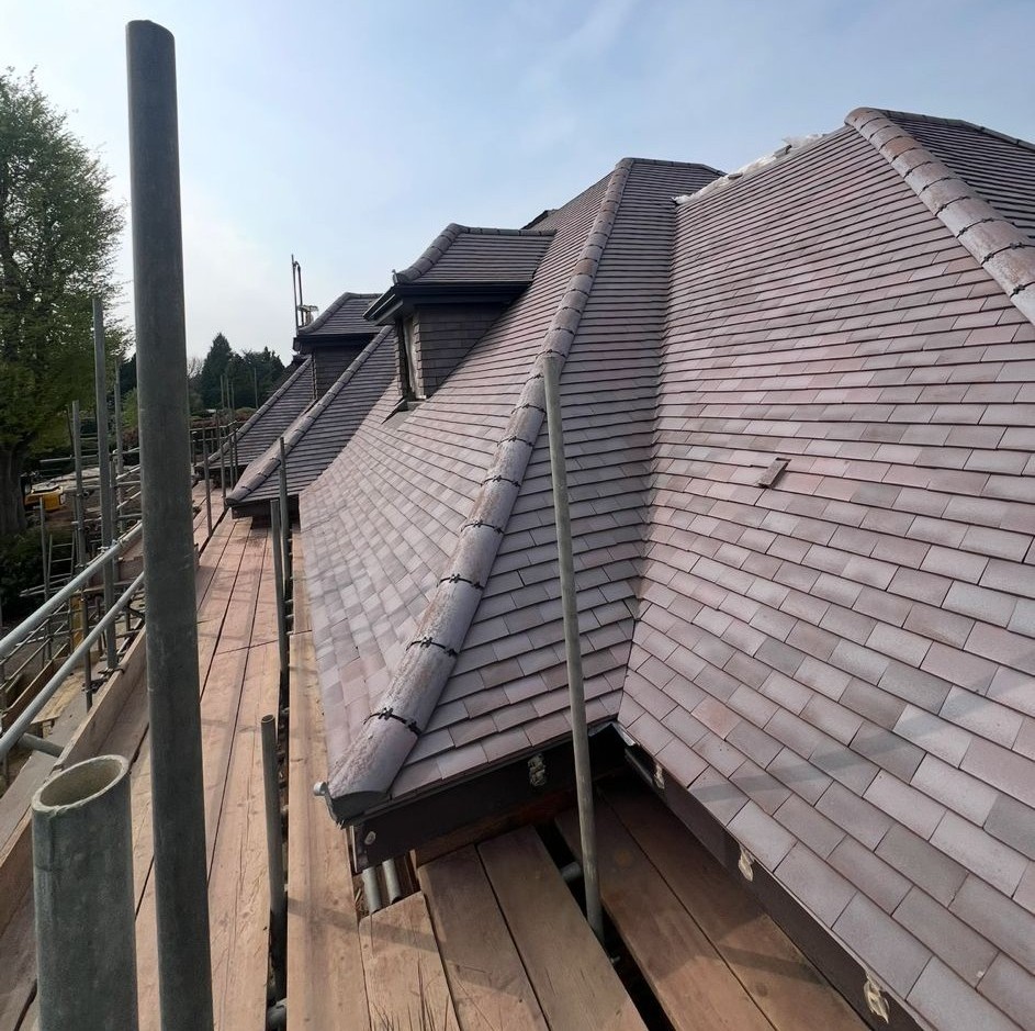 Image of a new roof installation completed by Miller Roofing.